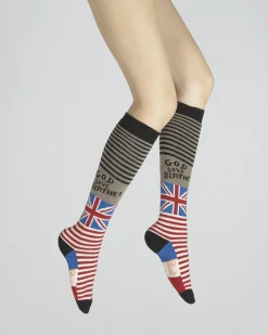 Discount Berthe Aux Grands Pieds Chaussettes hautes God save Berthe