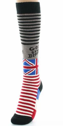 Discount Berthe Aux Grands Pieds Chaussettes hautes God save Berthe