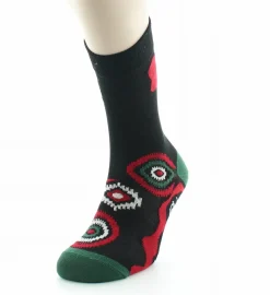 Outlet Berthe Aux Grands Pieds Chaussettes homme fil d'Ecosse graphisme géométrique