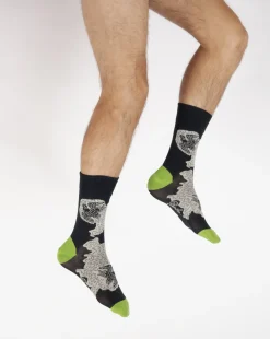 Outlet Berthe Aux Grands Pieds Chaussettes homme fil d'Ecosse l'oiseau