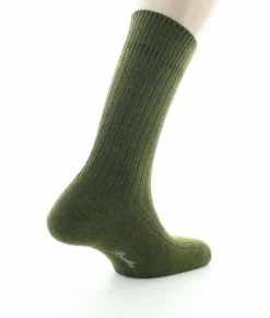 Fashion Berthe Aux Grands Pieds Chaussettes homme laine et acrylique kaki