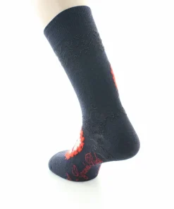 Outlet Berthe Aux Grands Pieds Chaussettes homme laine peignée cercles de feux