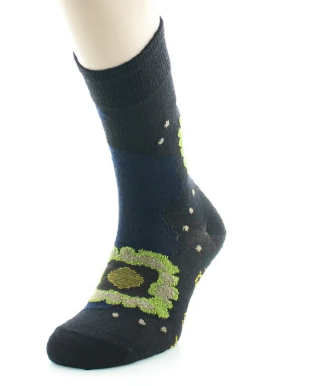 Hot Berthe Aux Grands Pieds Chaussettes homme laine peignée nénuphar