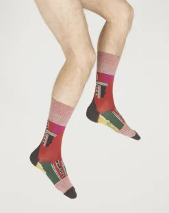 Discount Berthe Aux Grands Pieds Chaussettes homme laine peignée cubisme