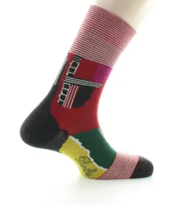 Discount Berthe Aux Grands Pieds Chaussettes homme laine peignée cubisme