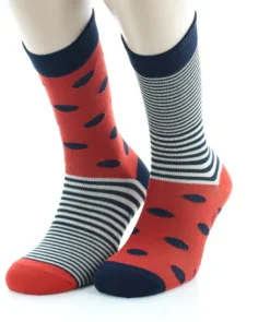 Discount Berthe Aux Grands Pieds Chaussettes Homme Pois et Rayures