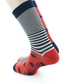 Discount Berthe Aux Grands Pieds Chaussettes Homme Pois et Rayures