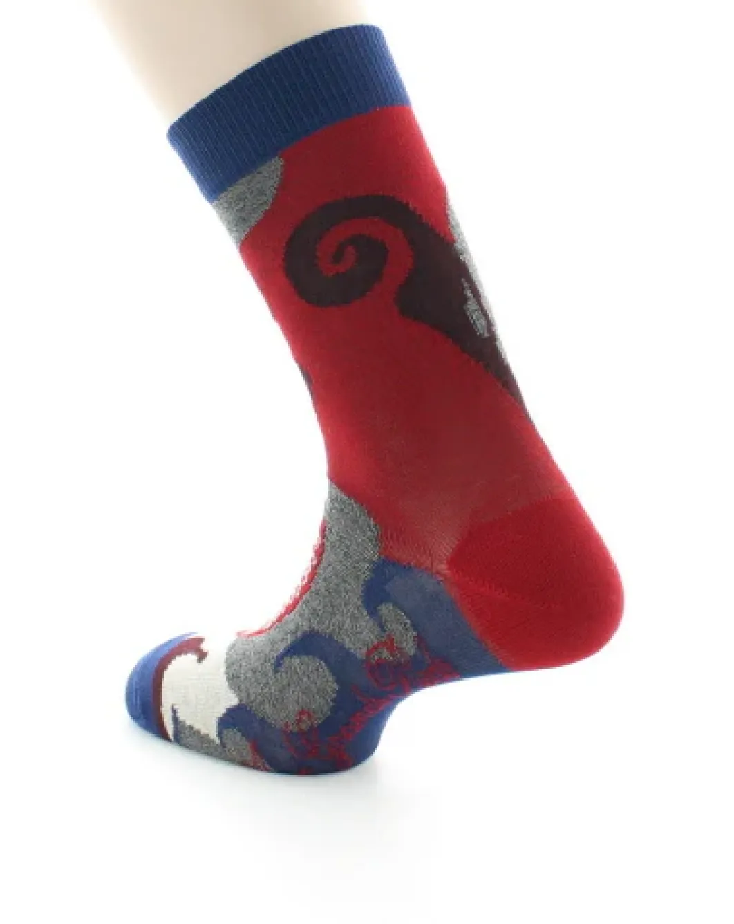 Hot Berthe Aux Grands Pieds Chaussettes Homme poissons rouges