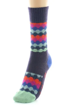 New Berthe Aux Grands Pieds Chaussettes Ondulations Colorées