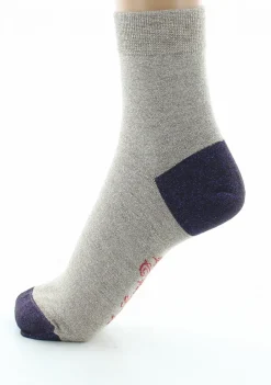 Online Berthe Aux Grands Pieds Chaussettes pailletées femme sable et violet