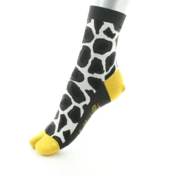 New Berthe Aux Grands Pieds Chaussettes Tabi en coton girafe