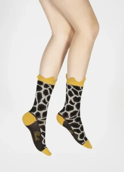 Hot Berthe Aux Grands Pieds Chaussettes Tâches de Girafe