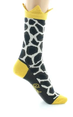 Hot Berthe Aux Grands Pieds Chaussettes Tâches de Girafe