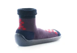 Fashion Berthe Aux Grands Pieds Chausson chaussette mixte Pois rouges