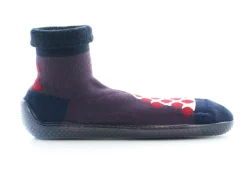 Fashion Berthe Aux Grands Pieds Chausson chaussette mixte Pois rouges