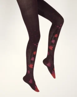 New Berthe Aux Grands Pieds Collants coton femme couleurs d'automne