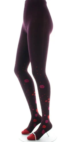 New Berthe Aux Grands Pieds Collants coton femme couleurs d'automne