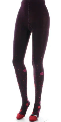 New Berthe Aux Grands Pieds Collants coton femme couleurs d'automne