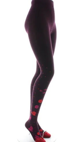 New Berthe Aux Grands Pieds Collants coton femme couleurs d'automne