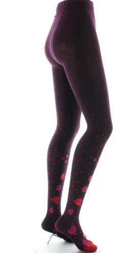 New Berthe Aux Grands Pieds Collants coton femme couleurs d'automne