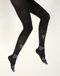 Discount Berthe Aux Grands Pieds Collants coton femme cœur