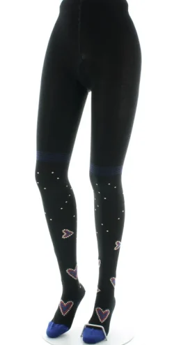 Discount Berthe Aux Grands Pieds Collants coton femme cœur