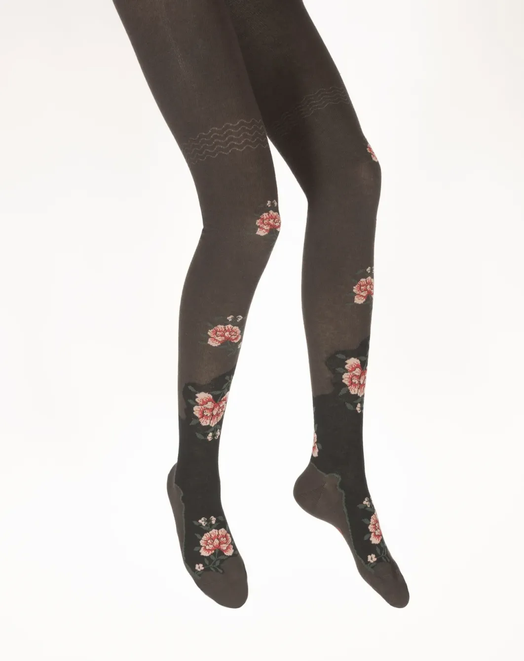 Best Berthe Aux Grands Pieds Collants coton femme fleurs