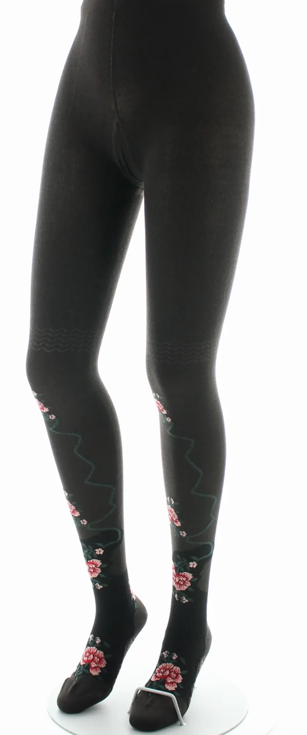 Best Berthe Aux Grands Pieds Collants coton femme fleurs