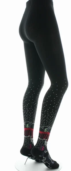Sale Berthe Aux Grands Pieds Collants coton femme poissons