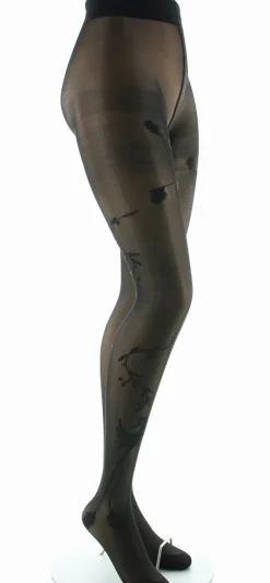 Clearance Berthe Aux Grands Pieds Collants 30D femme noir oiseau noir