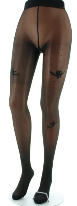 Best Berthe Aux Grands Pieds Collants 30D noir Ange noir