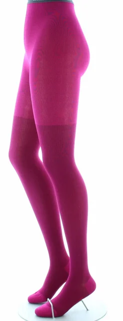 Clearance Berthe Aux Grands Pieds Collants en soie rose