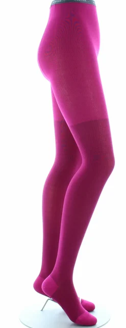 Clearance Berthe Aux Grands Pieds Collants en soie rose