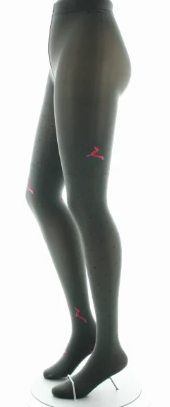 Sale Berthe Aux Grands Pieds Collants femme 40D kaki mouette rose