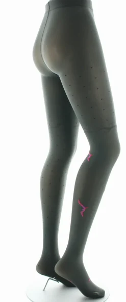 Sale Berthe Aux Grands Pieds Collants femme 40D kaki mouette rose