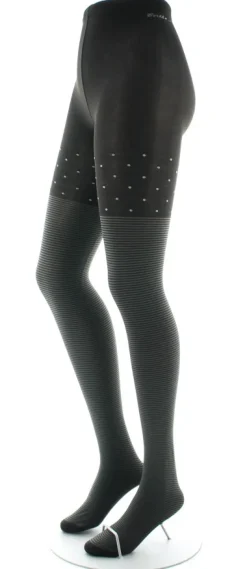 Clearance Berthe Aux Grands Pieds Collants femme 60D rayures