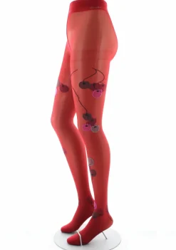 Fashion Berthe Aux Grands Pieds Collants femme 30D rouge monnaie du pape rose
