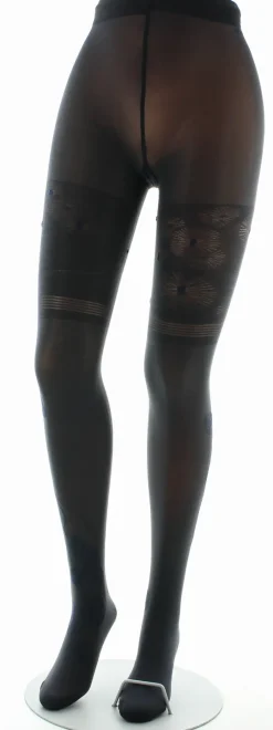 Best Berthe Aux Grands Pieds Collants Feu d'Artifice Marine sur fond Anthracite