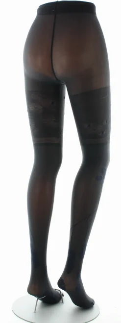 Best Berthe Aux Grands Pieds Collants Feu d'Artifice Marine sur fond Anthracite