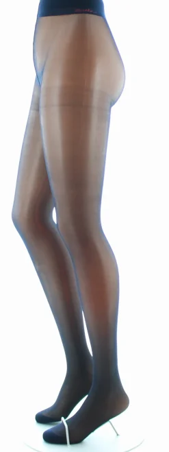 Fashion Berthe Aux Grands Pieds Collants semi transparents - Couleur Marine