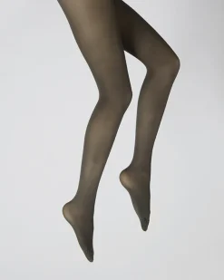 Discount Berthe Aux Grands Pieds Collants semi-opaque ébène