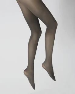 Clearance Berthe Aux Grands Pieds Collants semi-opaque gris foncé