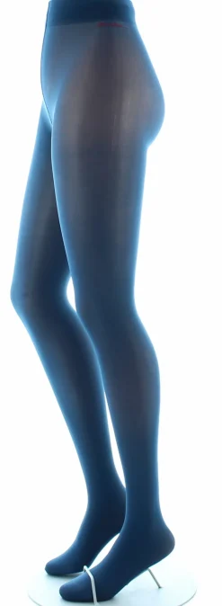 Clearance Berthe Aux Grands Pieds Collants semi-opaques 40 deniers - Bleu pétrole