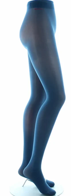 Clearance Berthe Aux Grands Pieds Collants semi-opaques 40 deniers - Bleu pétrole