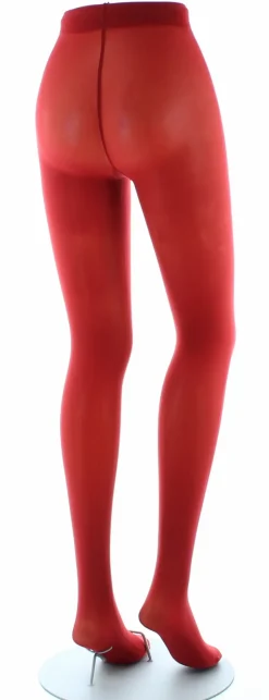 Clearance Berthe Aux Grands Pieds Collants semi-opaques 40 deniers - Rouge
