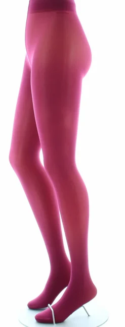Outlet Berthe Aux Grands Pieds Collants semi-opaques 40 deniers - Fushia