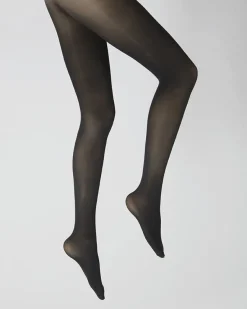 Fashion Berthe Aux Grands Pieds Collants semi-opaques noir