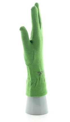Discount Berthe Aux Grands Pieds Gants cachemire vert