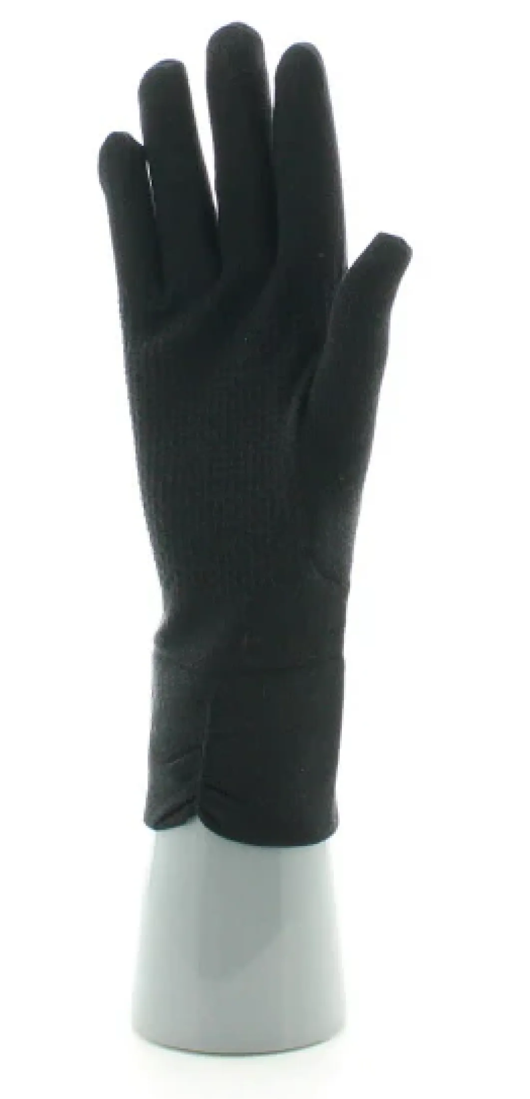 Outlet Berthe Aux Grands Pieds Gants en soie noir