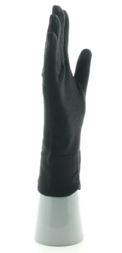 Outlet Berthe Aux Grands Pieds Gants en soie noir